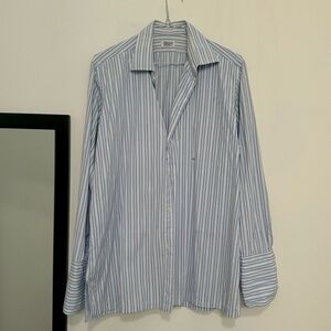 Charvet double cuff button down
